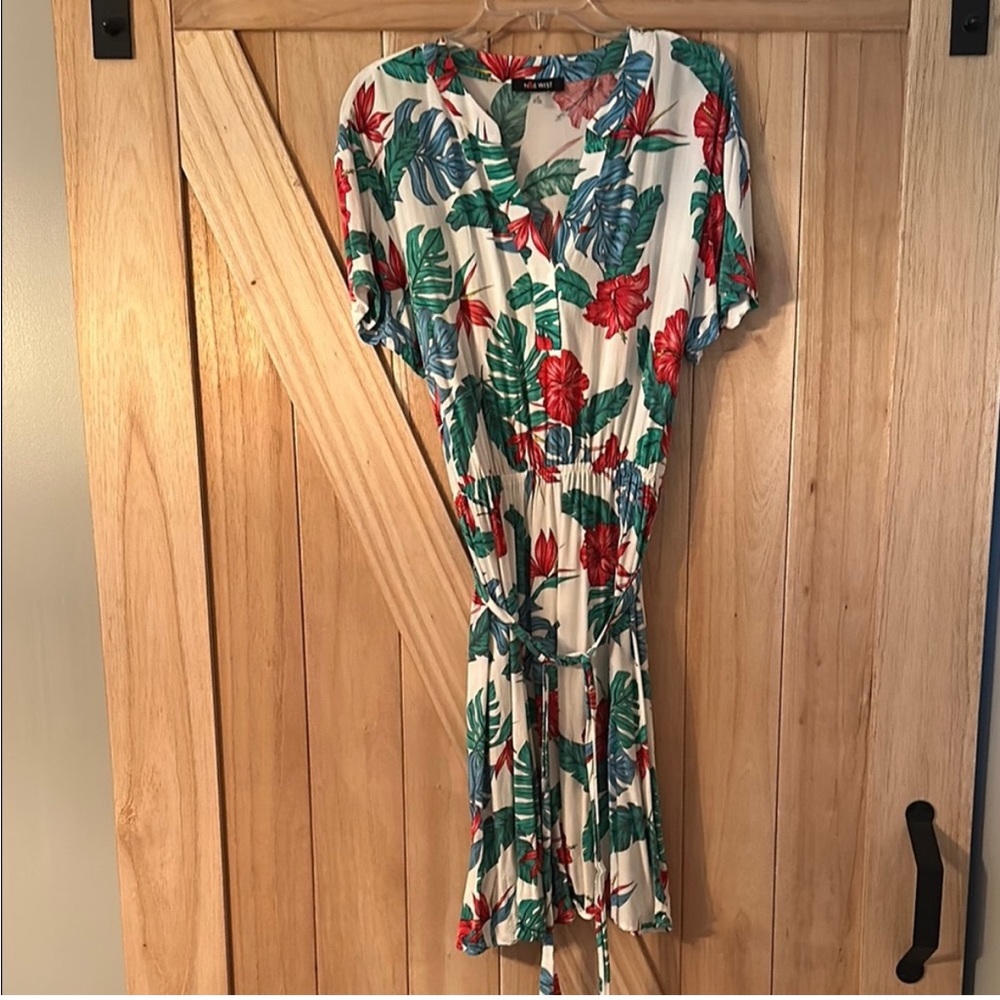 Nine West Floral Wrap Dress